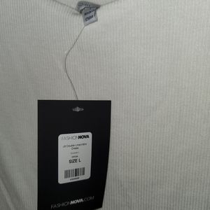 White dress from Fashion Nova